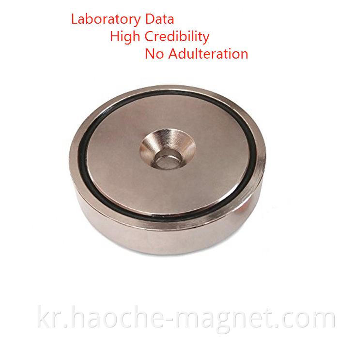 N42 Neodymium Magnet Countersunk 자석 냄비 자석